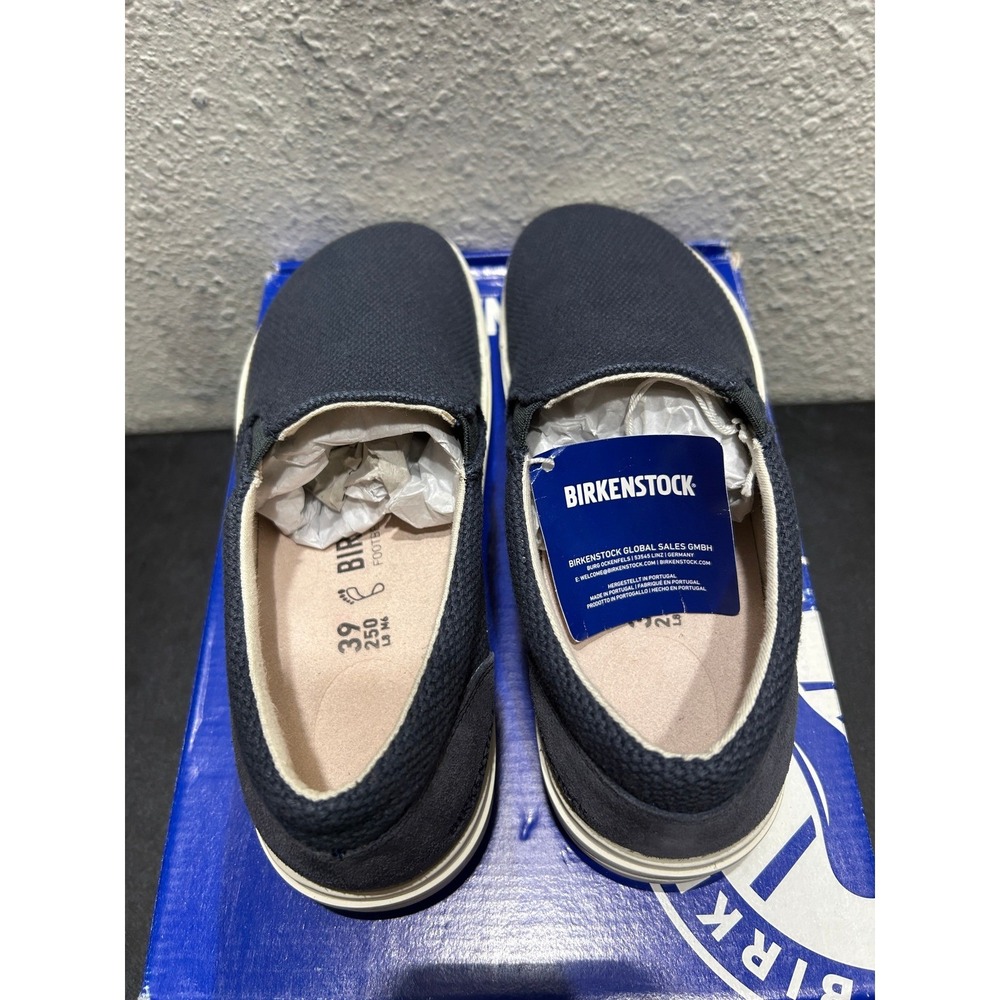 Birkenstock Oswego Textile Suede Midnight Blue EU 39 US L8 M6 Women‎ Mens - Picture 4 of 10
